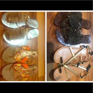 Bundle of women’s sandals!